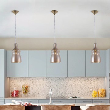 淺漪單吊燈-琥珀色玻璃 A123-DH-A40537