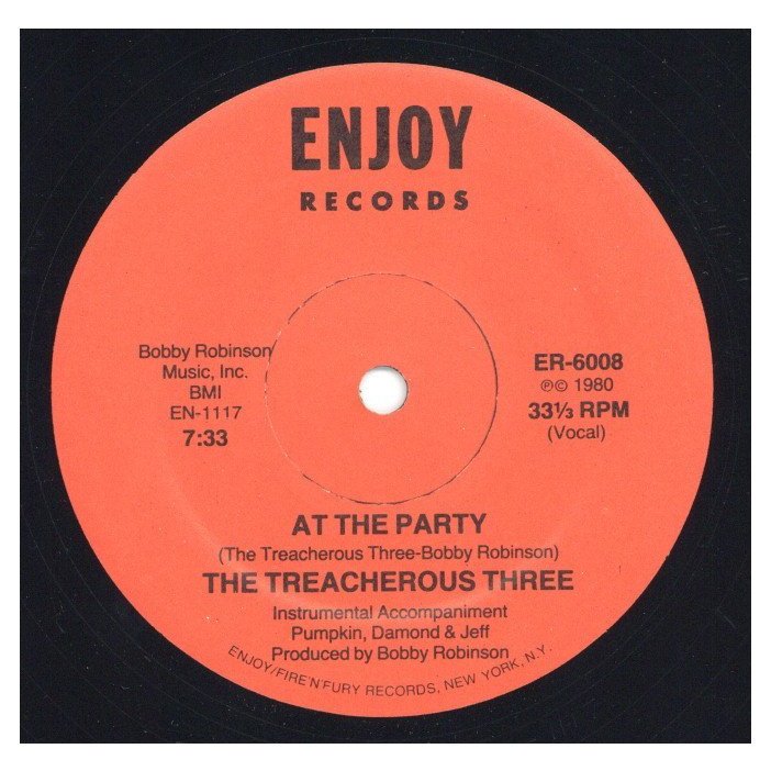 THE TREACHEROUS THREE AT THE PARTY 12" US 1980年リリース