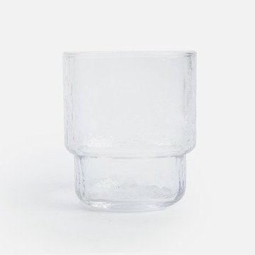 艾禮思可堆疊玻璃水杯330mL 方型透明