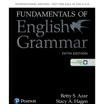 <麗文校園購>AZAR-Fundamentals of English Grammar 5th Edition (with Pearson Practice English App) 9780136534495