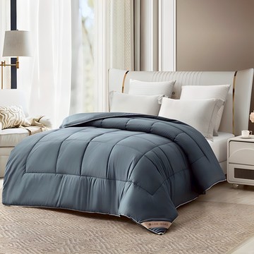 J-bedtime 床寢時光 100%石墨烯發熱可水洗棉被  180 x 210cm  莫蘭藍灰