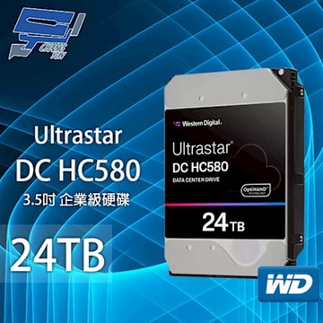 昌運監視器 WD Ultrasta DC HC580 24TB 企業級硬碟 (WUH722424ALE6L4)