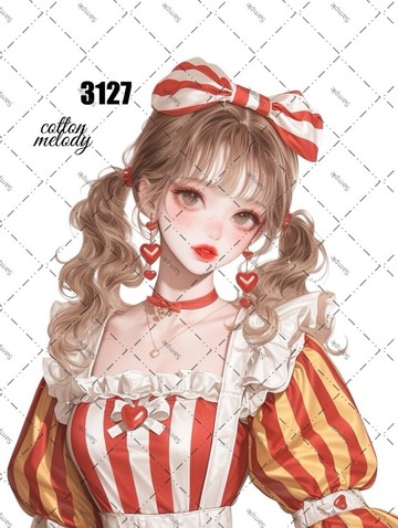 original sticker no.3127 人物貼紙 原創貼紙 原創人物貼紙 裝飾貼紙 cotton melody