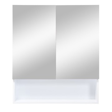 鏡櫃 鏡箱 鏡子 雙門對開 浴室 櫥櫃 收納櫃 寬70x高80x深15cm 好收納浴室不雜亂 非除霧