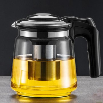 茶壺玻璃耐高溫加厚大容量茶水壺家用養生茶具套裝大號燒水泡茶壺