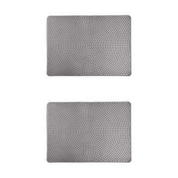 Truly House 防落砂可水洗式貓砂墊  50 x 36 x 0.3cm  灰色  2個