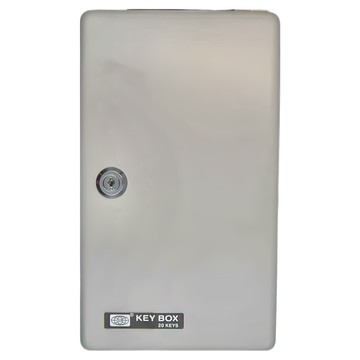 Patriot 愛國者 鑰匙箱 金屬鎖結構 附鑰匙圈及壁虎螺絲  白色  1個