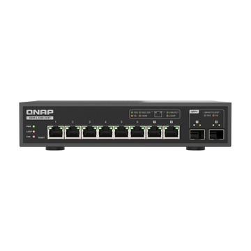QNAP QSW-L3208-2C6T ８埠 輕網管型交換器 網路交換器 昌運監視器