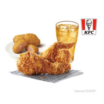 【肯德基】咔啦脆雞+黃金超蝦塊 絕配餐 好禮即享券