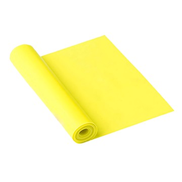 捷華 乳膠瑜珈拉力帶 黃色 原生態乳膠 纖體塑型瑜珈輔助  150 x 15 x 0.35cm  1個