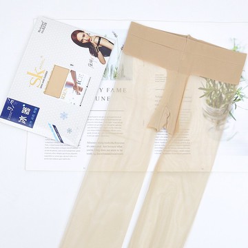 唐嫣代言SK8228絲襪3D低腰連褲襪夏超薄T襠隱形無痕黑絲女襪肉色