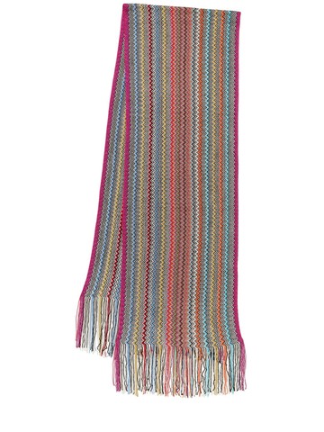 Embroidered Jacquard Scarf