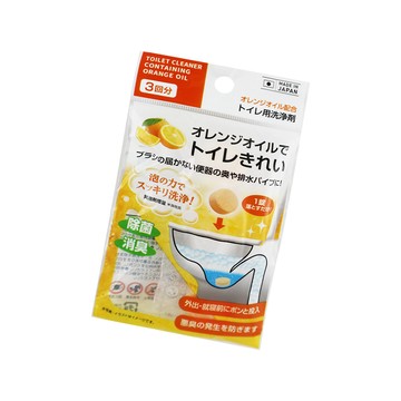 日本製橘子馬桶清潔碇-10g-3入×5組