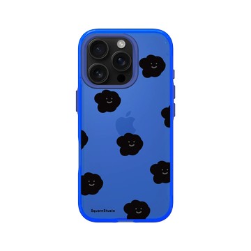 iPhone 16 Pro Clear 激光藍 - Square Studio 方坊 - 飄浮 Emo