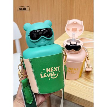 可愛保溫杯兒童學生女高顏值316食品級吸管杯網紅小清新大肚杯壺