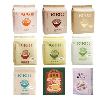 【KiKi】KiKi拌麵全口味系列(小醋麵、沙茶拌麵、老醋辣麵、椒麻拌麵、椒香麻醬麵、蔥油拌麵、蔥香陽春拌麵) 任君挑選