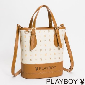 PLAYBOY - 水桶包 Dynamic系列 - 米色