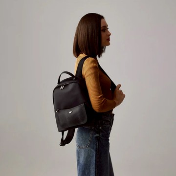 【BRAUN BUFFEL】凱瓦 後背包-黑色(德國小金牛台灣總代理)/BF860-72-BK