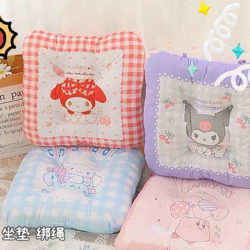 ✨臺灣出貨✨日系ins卡通庫洛米美樂蒂坐墊大耳狗辦公室榻榻米女屁股墊子椅墊