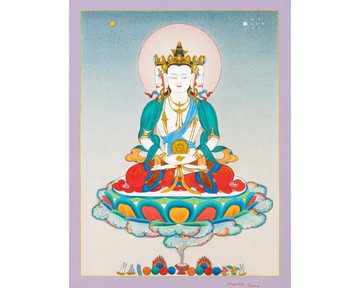 毘盧遮那唐卡 – 大型西藏宇宙佛藝術品