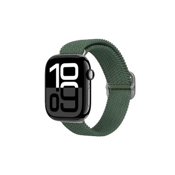 Apple Watch Series 10 (46mm) Apple Watch 專用編織錶帶 綠