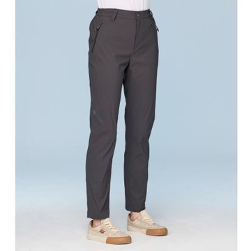 【WILDLAND荒野】女彈性Solid Point山系機能褲203冬搽灰