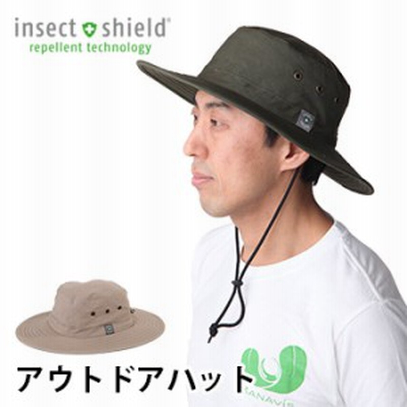 Insect Shield インセクトシールド 虫よけアウトドアハット メンズ レディース おすすめのサファリハット キャンプ 屋外 蚊の対策 通販 Lineポイント最大1 0 Get Lineショッピング