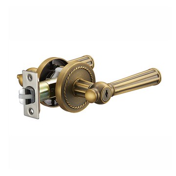 Kwikset日規古典房門鎖黃古銅SD5815H-ET