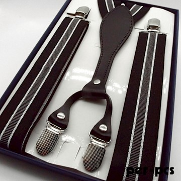 per-pcs 派彼士 ZIBIYA嚴選休閒品味吊帶_藍灰(HB-0062)