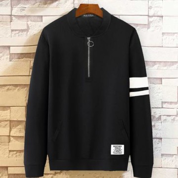 超特大碼體恤加肥加大號胖哥肥佬寬松400斤棒球領拉鏈上衣衛衣男