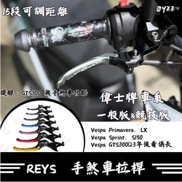 Oyzz REYS拉桿 Vespa 偉士牌 LX125 S150 Sprint Primavera GTS300 拉桿