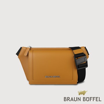 【BRAUN BUFFEL 德國小金牛】台灣總代理  摩森 腰胸包-淺棕色/BF562-07-CS