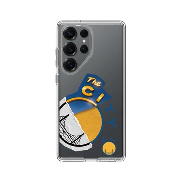Galaxy S25 Ultra Clear 透明 - NBA - 拼接系列-金州勇士 Golden State Warriors - Style Mix