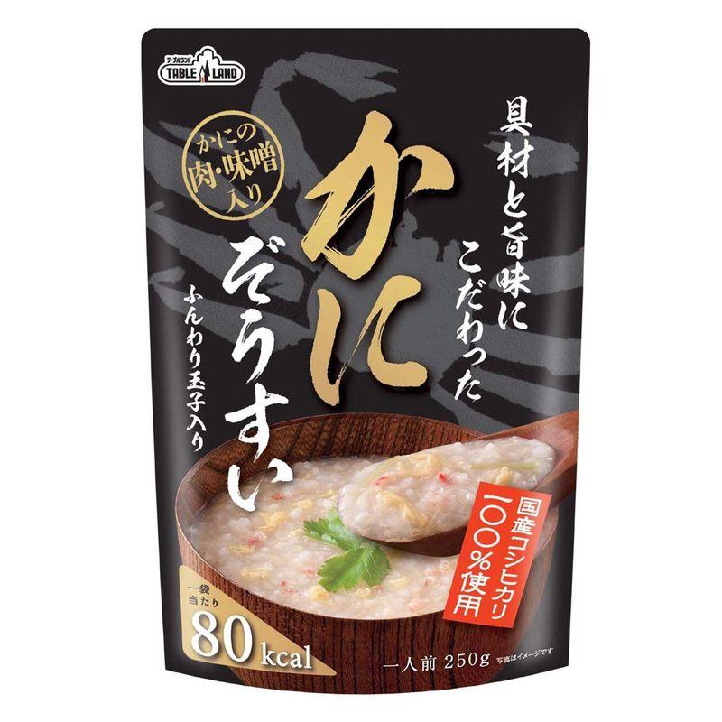 テーブルランド 具財と旨味にこだわった かにぞうすい 250g ×4個