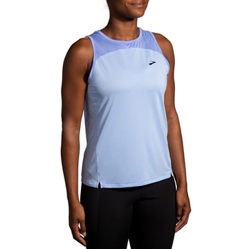BROOKS 女 Sprint Free背心 2.0_薰衣草藍(221605405)