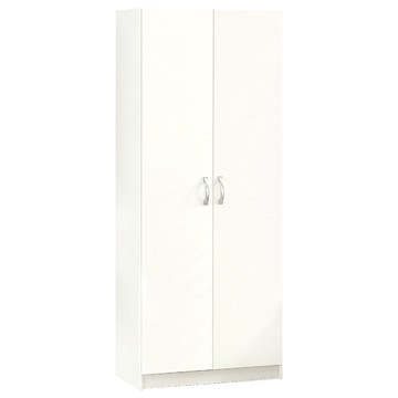 《HOPMA》大容量靜音緩關二門高鞋櫃 台灣製造 鞋架 玄關櫃 收納櫃 拉門鞋櫃-時尚白