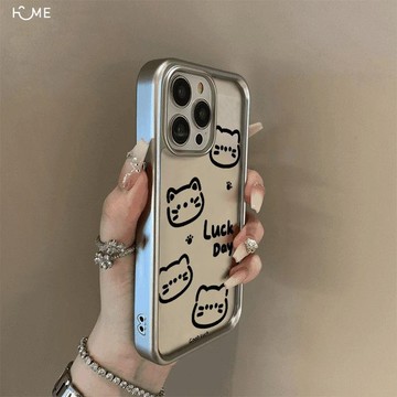 相框四只貓咪適用蘋果16手機殼iphone15promax全包14軟11/13/12