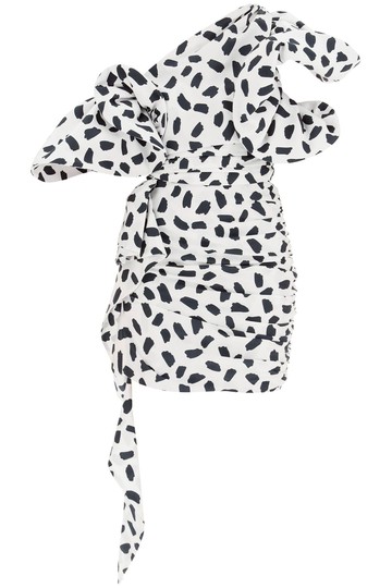 Redemption - Miniabito Asimmetrico Con Maxi Volant