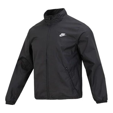 Nike Club+ Full Zip Woven Jacket 'Black'