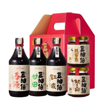 【豆油伯】明星醬料窗花禮盒(不挑色) / 送禮自用皆宜