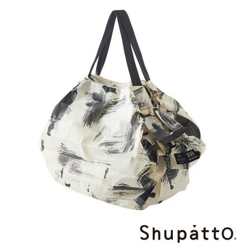 【Shupatto】燈籠型戶外系列防潑水秒收環保啪啪包-大-樺木白 (SH-S502HW-XAW1)