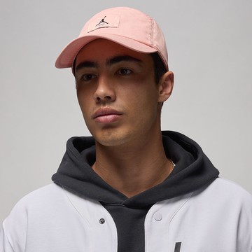 【NIKE】J CLUB CAP US CB FLT PATCH 男帽 女帽 休閒帽 粉色-FD5181622