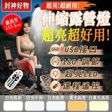 戶外露營燈 庭院落地燈 LED營燈 釣魚燈 營地照明燈 夜市擺攤燈