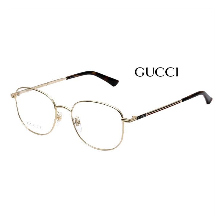 GUCCI GG0838OK 古馳眼鏡｜男圓框經典款金絲眼鏡男生品牌眼鏡框