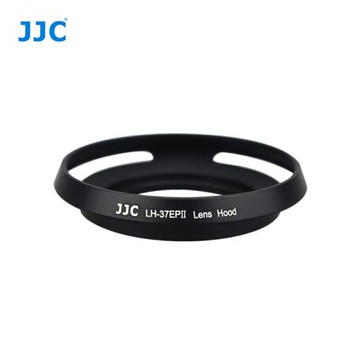 JJC適用奧林巴斯14-42mm EZ電動餅干鏡頭金屬遮光罩 EP5 E-PL9 EM10II 14-42相機鏡頭配件 37mm口徑