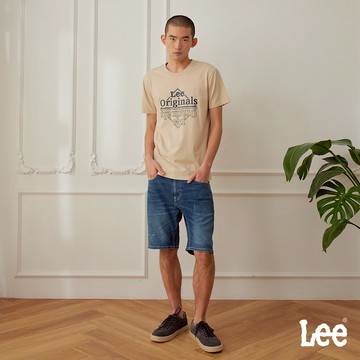 Lee 902 涼感 牛仔短褲 男 深藍洗水 LB522010206