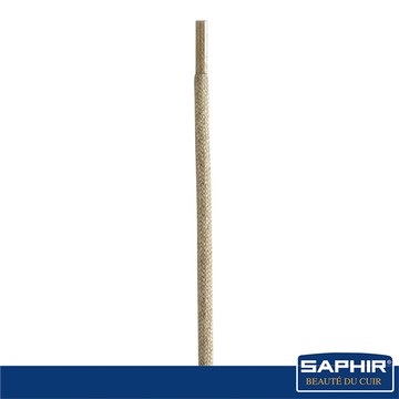 【SAPHIR莎菲爾】細圓形2mm經典款鞋帶-75公分(4-5對孔)Thin round black