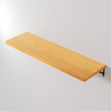 APP下單享點數9% 實木色墻上置物架墻壁掛墻書架客廳裝飾架子隔板一字板墻面收納架