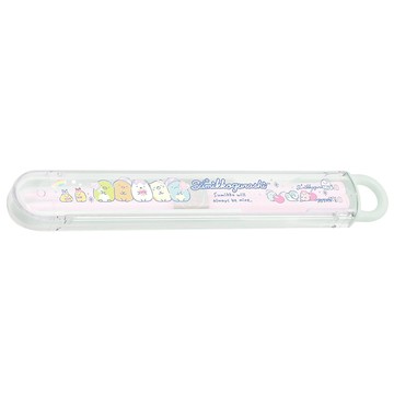 【STU】日本正版授權 角落生物 拉拉熊  懶熊 懶妹 筷子湯匙餐盒組  兒童環保餐具 餐具收納  日本製