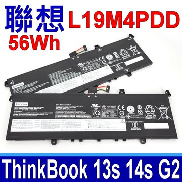 LENOVO 聯想 L19M4PDD 電池 L19C4PDD L19D4PDD SB10W51974 SB10Z37616 SB10Z37619 5B10W51873 5B10Z37621 ThinkBook 13s G2 13s G2ITL 14s G2 14s G2ITL